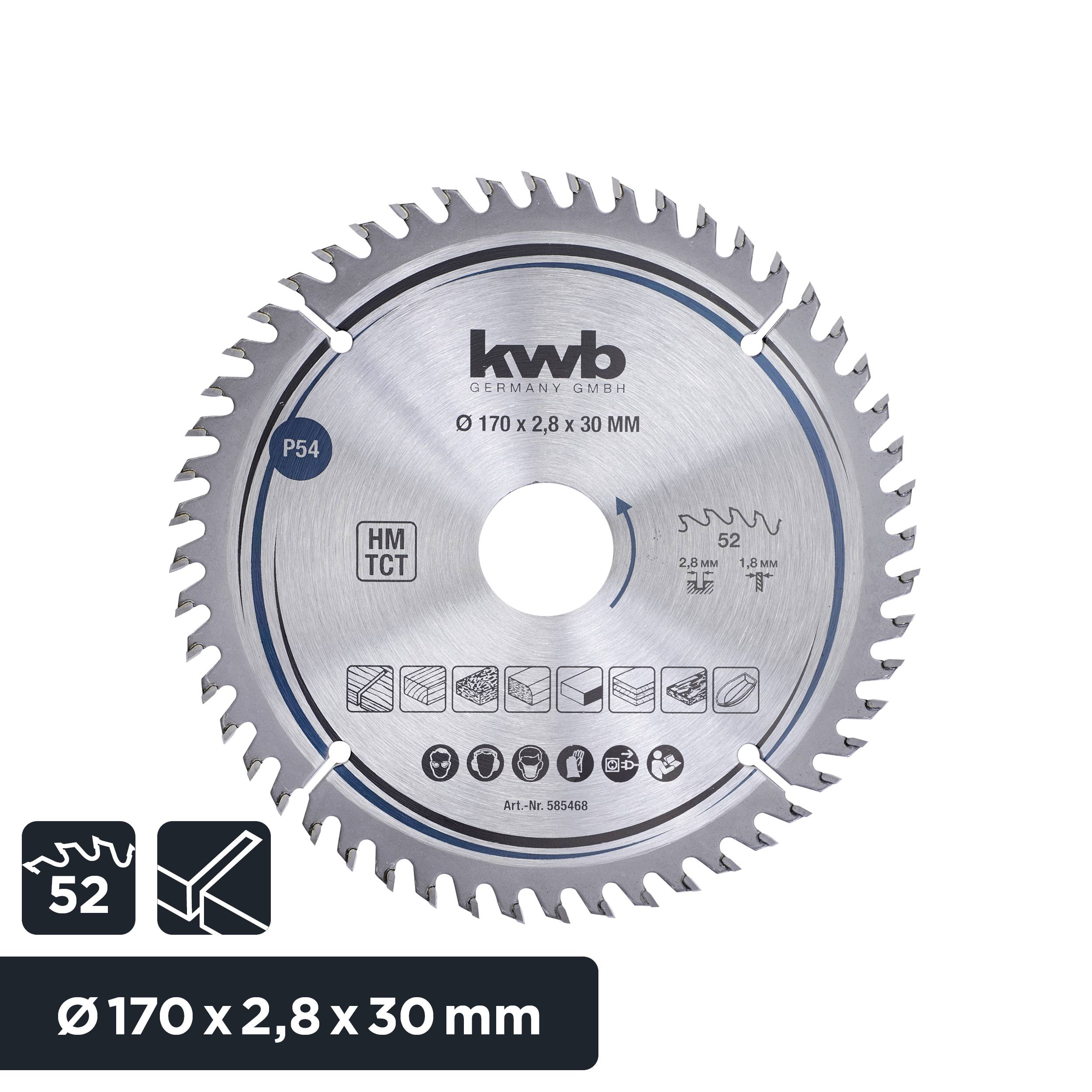 Kwb 585468 Kreissägeblatt 170 x 30mm 1St.