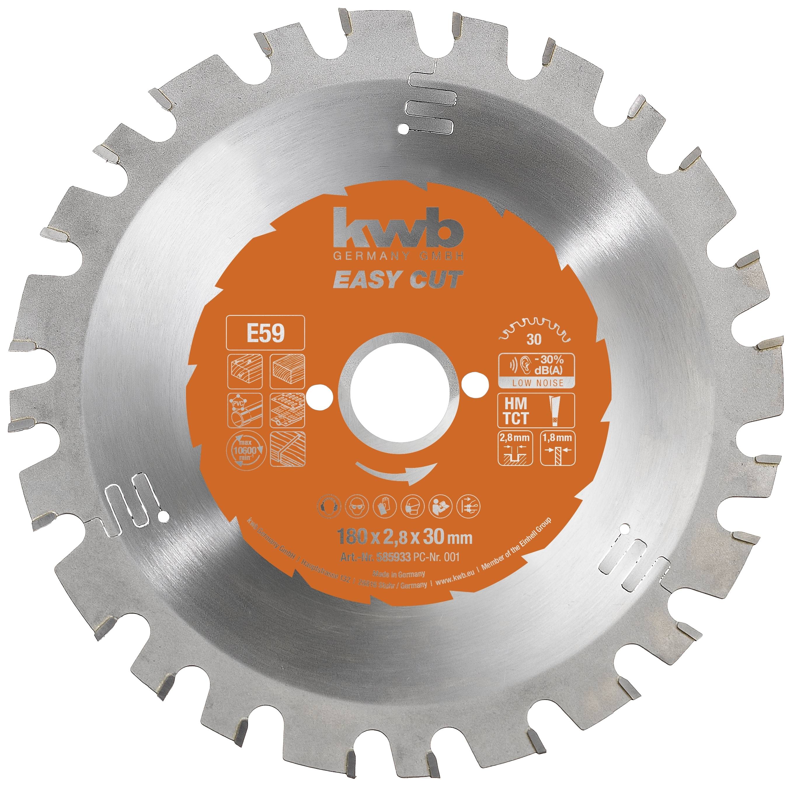 Kwb 585933 Kreissägeblatt 180 x 30mm 1St.