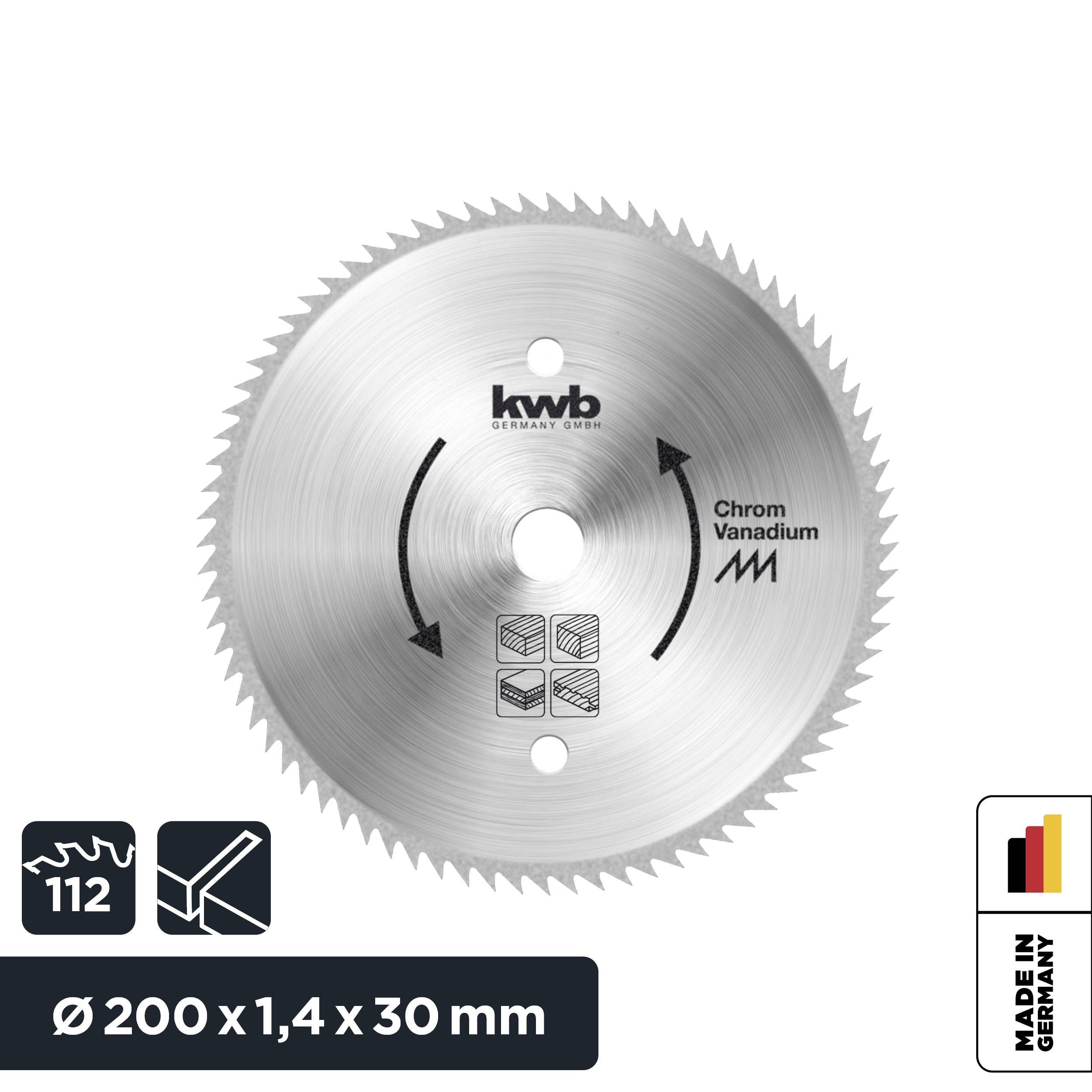 Kwb 587411 Kreissägeblatt 200 x 30mm 1St.