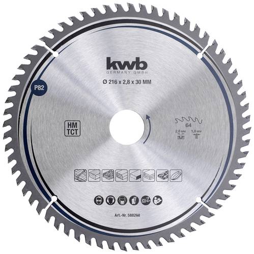 Kwb 588268 Kreissägeblatt 216 x 30 mm 1 St.