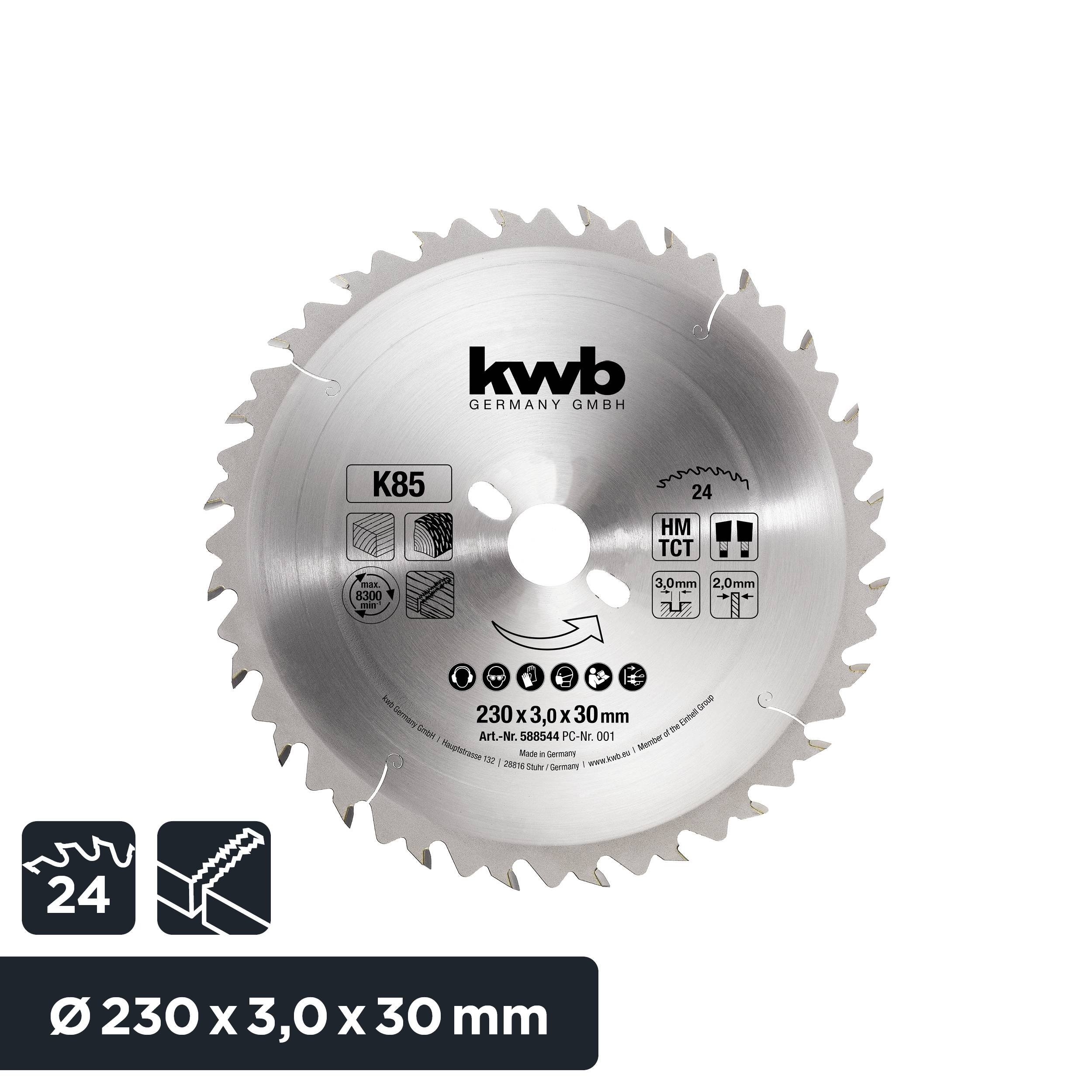 Kwb 588544 Kreissägeblatt 230 x 30mm 1St.