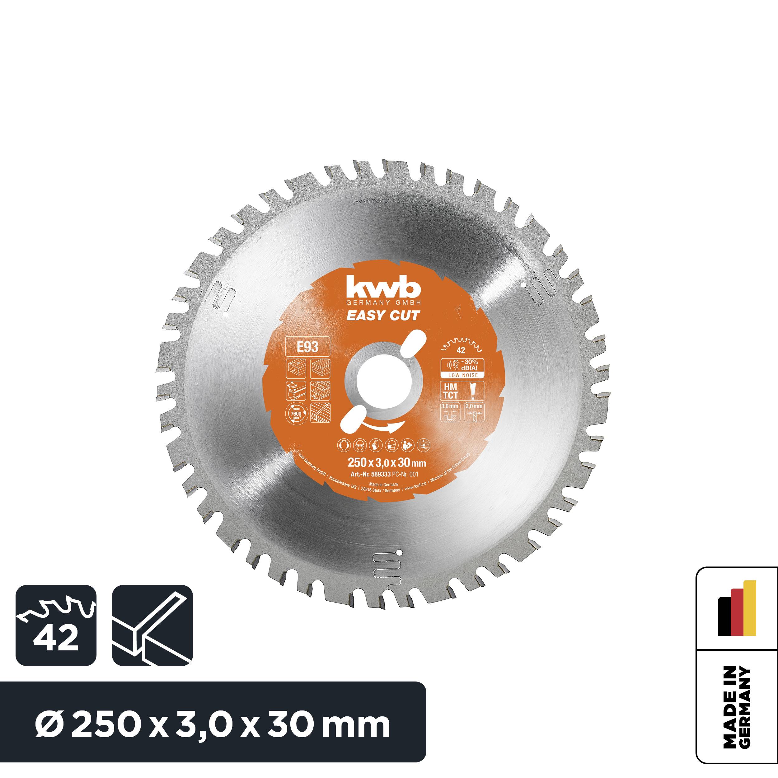 Kwb 589333 Kreissägeblatt 250 x 30mm 1St.