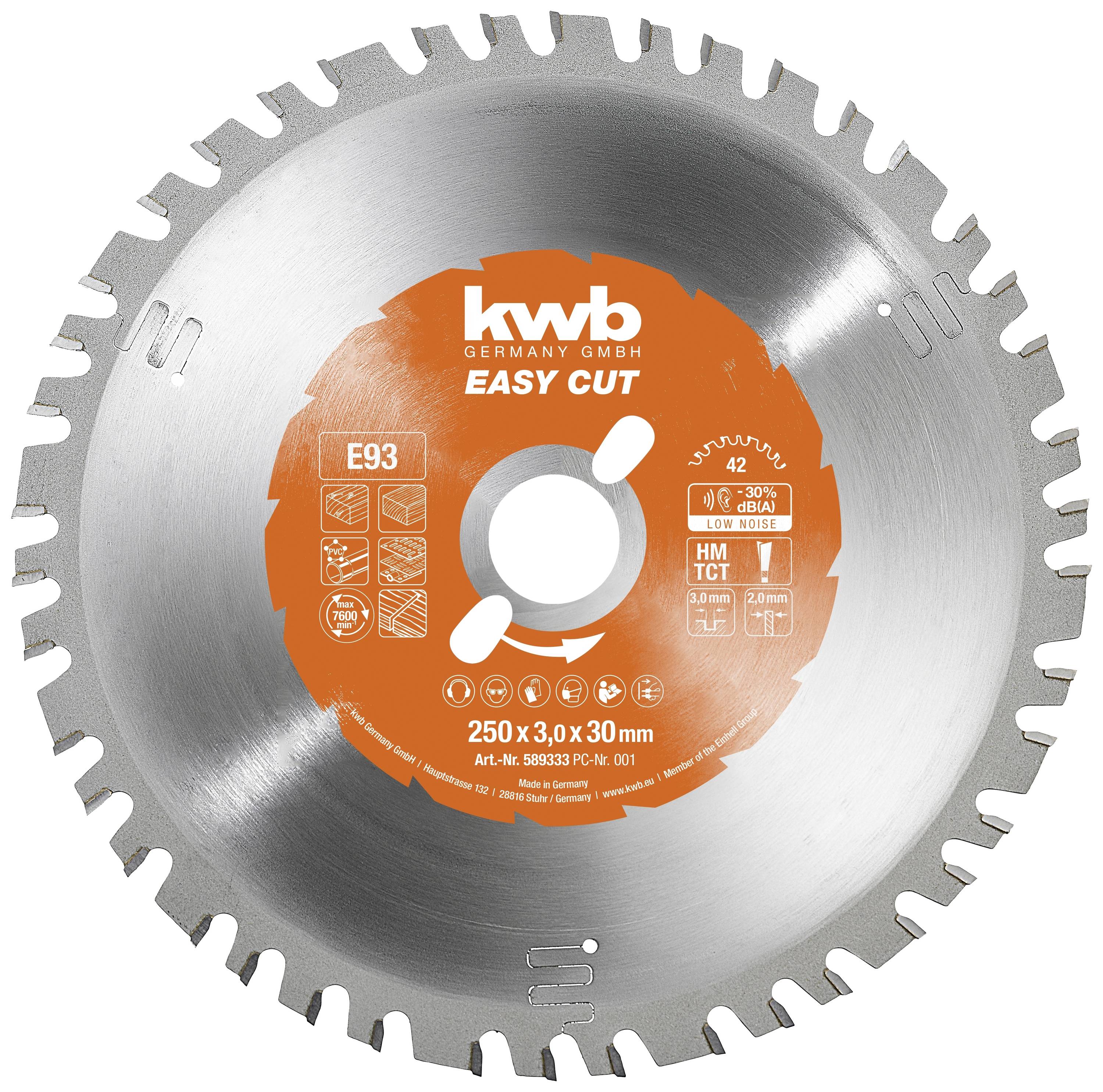 Kwb 589333 Kreissägeblatt 250 x 30mm 1St.