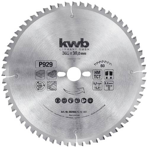 Kwb 592966 Kreissägeblatt 305 x 30 mm 1 St.