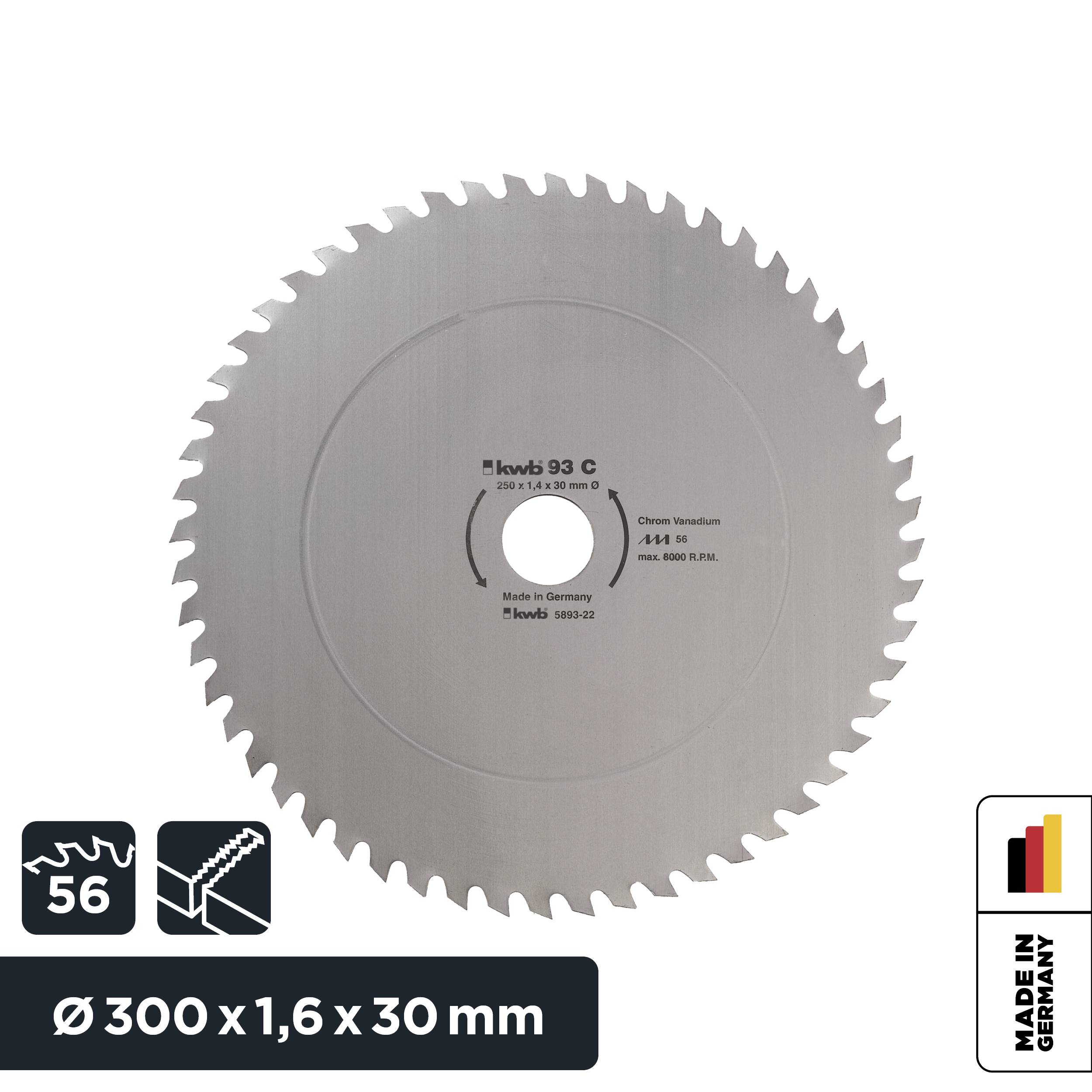 Kwb 593022 Kreissägeblatt 300 x 30mm 1St.