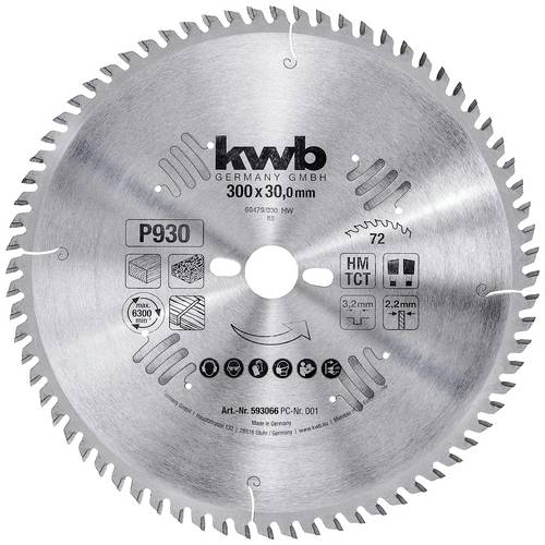 Kwb 593066 Kreissägeblatt 300 x 30 mm 1 St.
