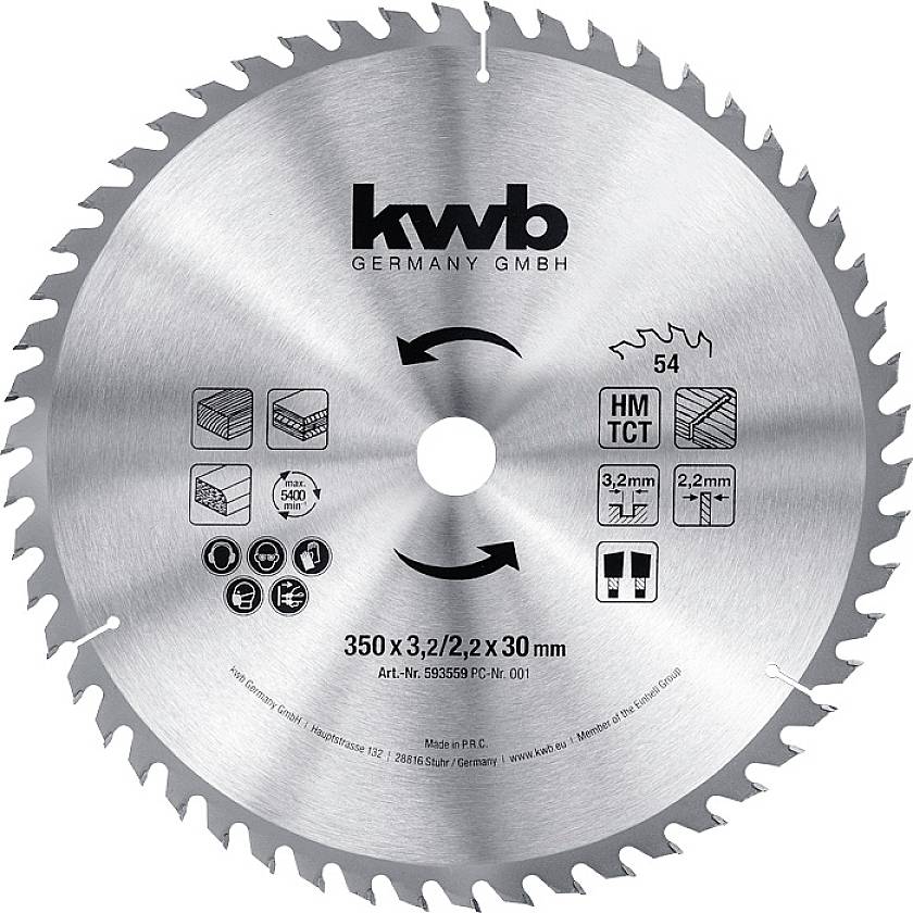 Kwb 593559 Kreissägeblatt 350 x 30 mm 1 St.