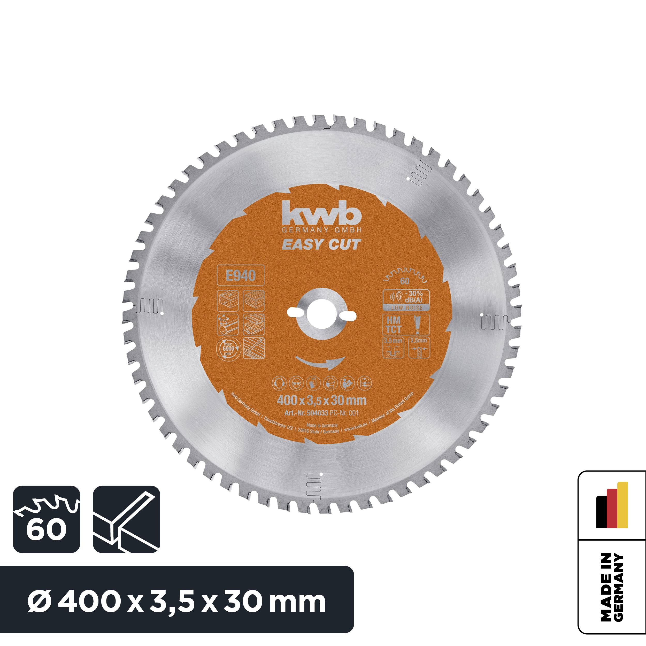Kwb 594033 Kreissägeblatt 400 x 30mm 1St.