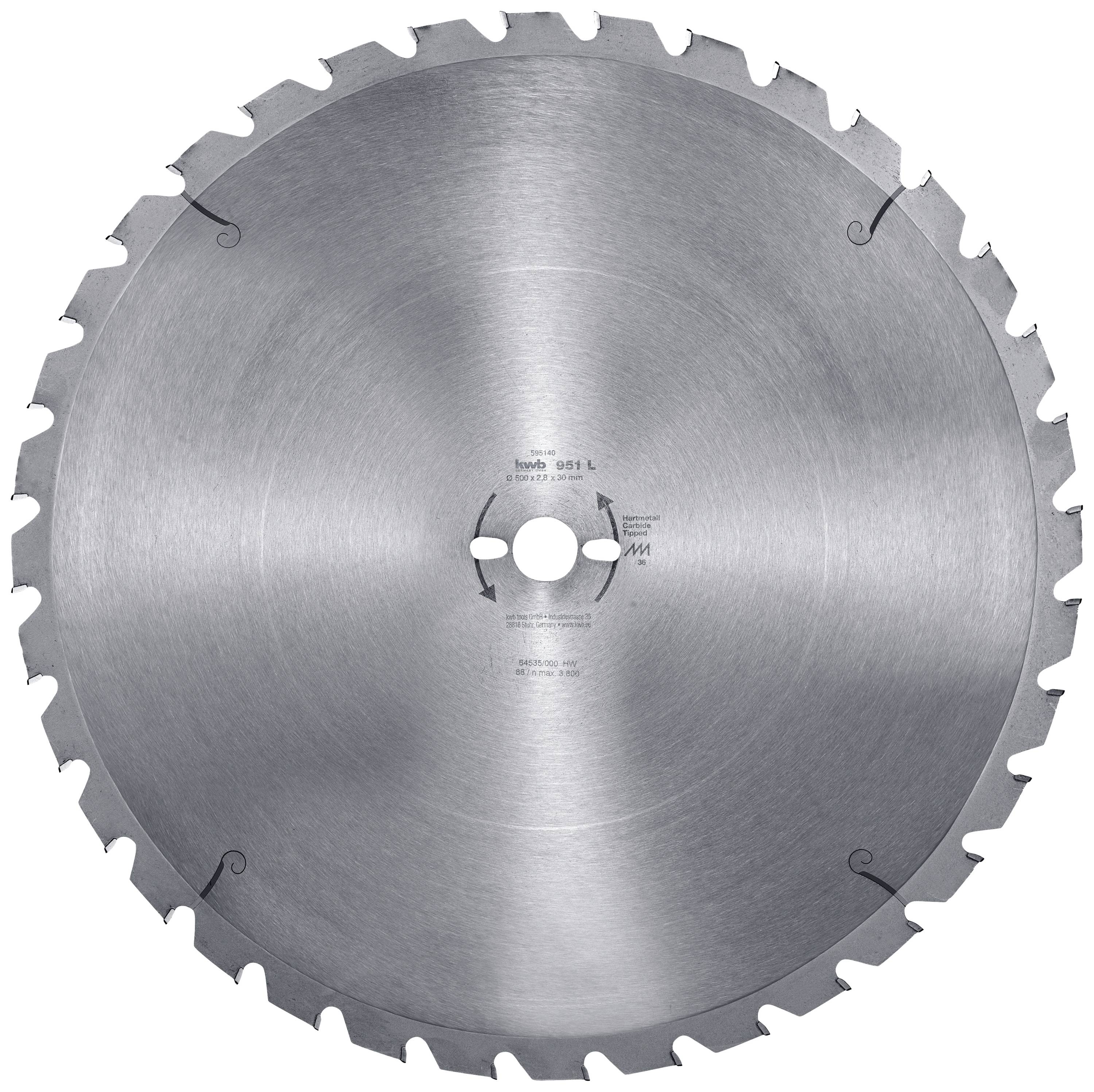 Kwb 595140 Kreissägeblatt 500 x 30mm 1St.