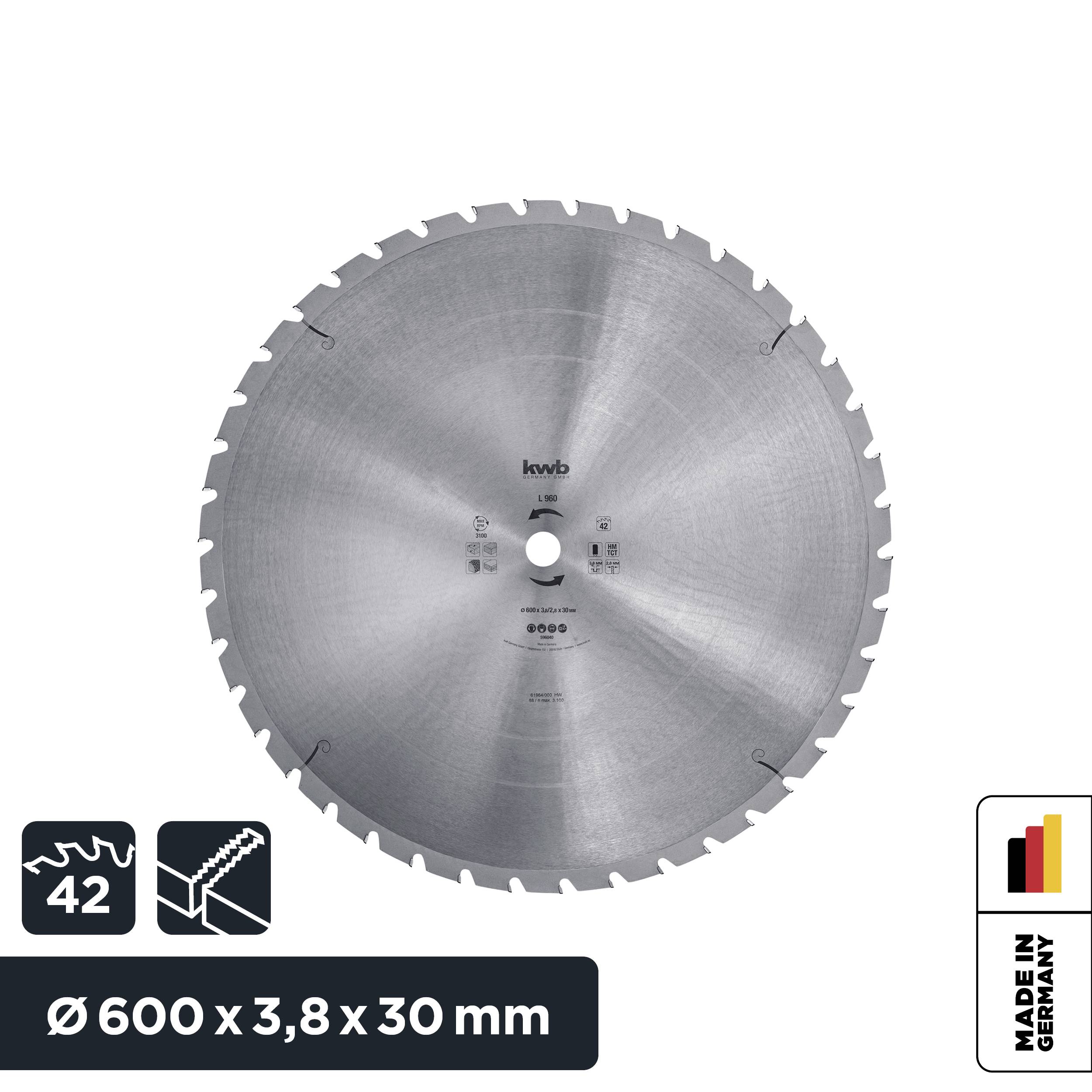 Kwb 596040 Kreissägeblatt 600 x 30mm 1St.