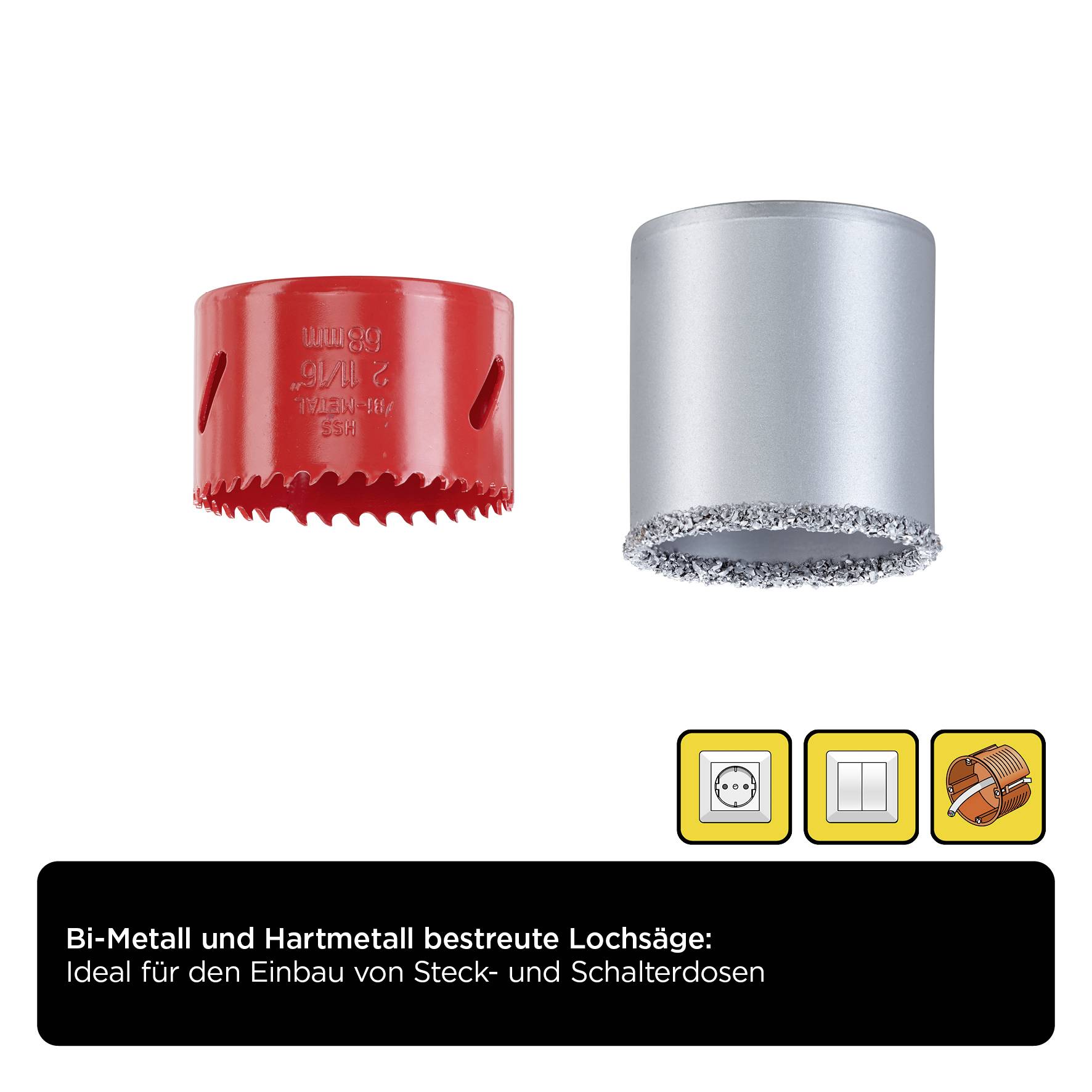 Kwb 599290 Lochsägen-Set 6teilig 68mm 1St.