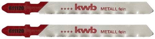 Kwb 611120 Stichsägeblätter, Metallbearbeitung, HSS, fein 2St.