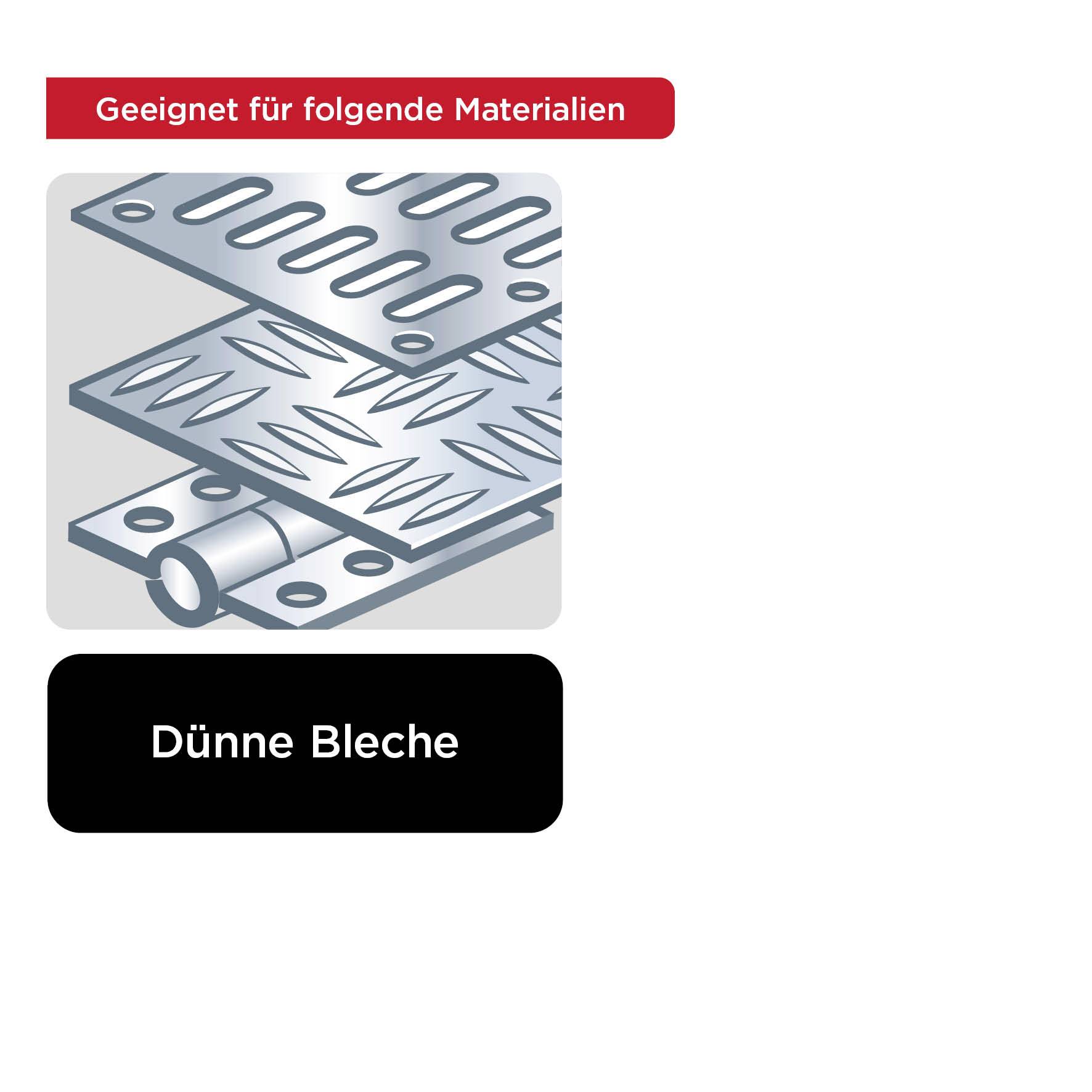 Kwb 611230 Stichsägeblätter, Metallbearbeitung, HSS, 2 x mittel 2St.