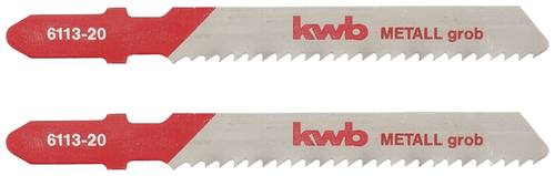 Kwb 611320 Stichsägeblätter, Metallbearbeitung, HSS, grob 2St.