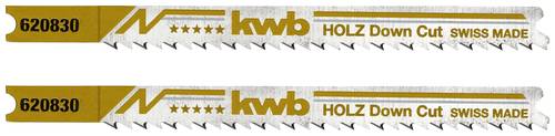 Kwb 620830 Stichsägeblätter, Holzbearbeitung, DOWN CUT, HCS, 2 x fein 2St.