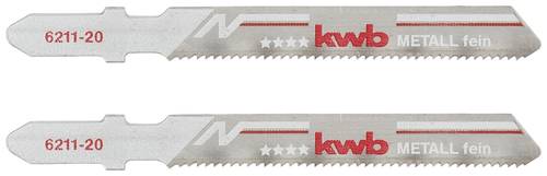 Kwb 621120 Stichsägeblätter, Metallbearbeitung, Bi-Metall, 2 x fein 2St.
