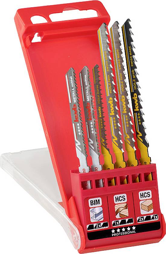 Kwb 625620 Stichsägeblätter-Set, HCS, 6-teilig 6 St.