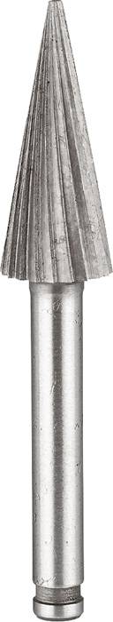 Metallfräser mit konischer Form, geeignet für präzises Fräsen von Materialien. Hauptsächlich in der Metallbearbeitung verwendet.