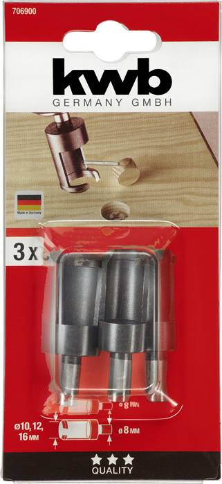 Kwb 706900 Stabfräser 3teilig