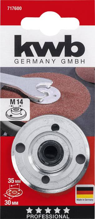 Kwb AGGRESSO-FLEX® Spannmutter, flach 717600