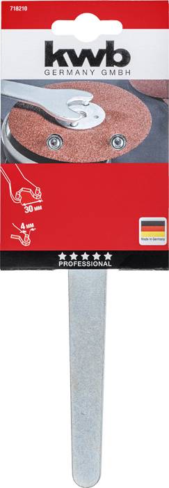 AGGRESSO-FLEX® Zweilochschlüssel, 30 x 4 mm kwb 718210