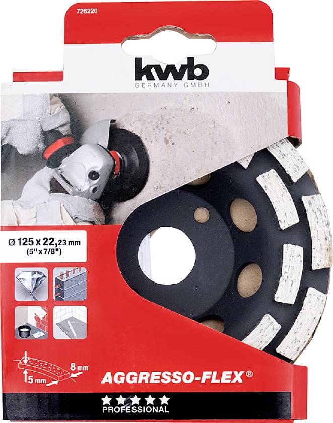 Kwb 726220 Diamanttrennscheibe Durchmesser 125 mm 1 St.