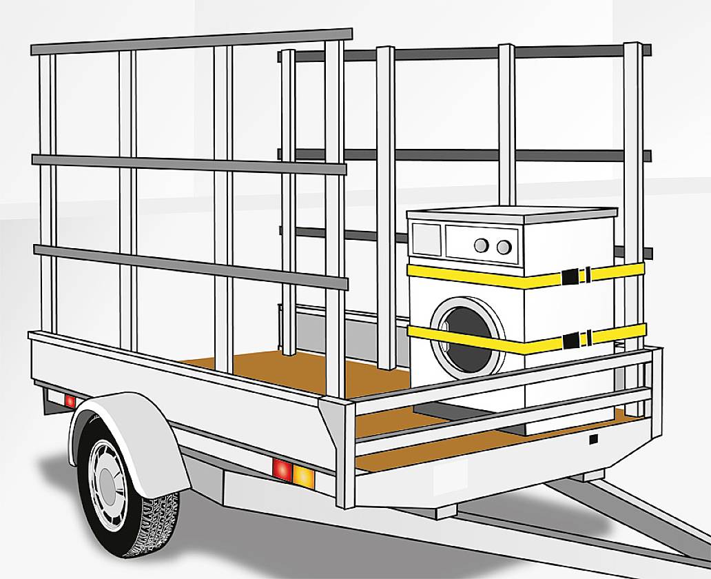 Kwb 772226 Zweiteiliger Spanngurt (L x B) 6m x 35mm Ratsche