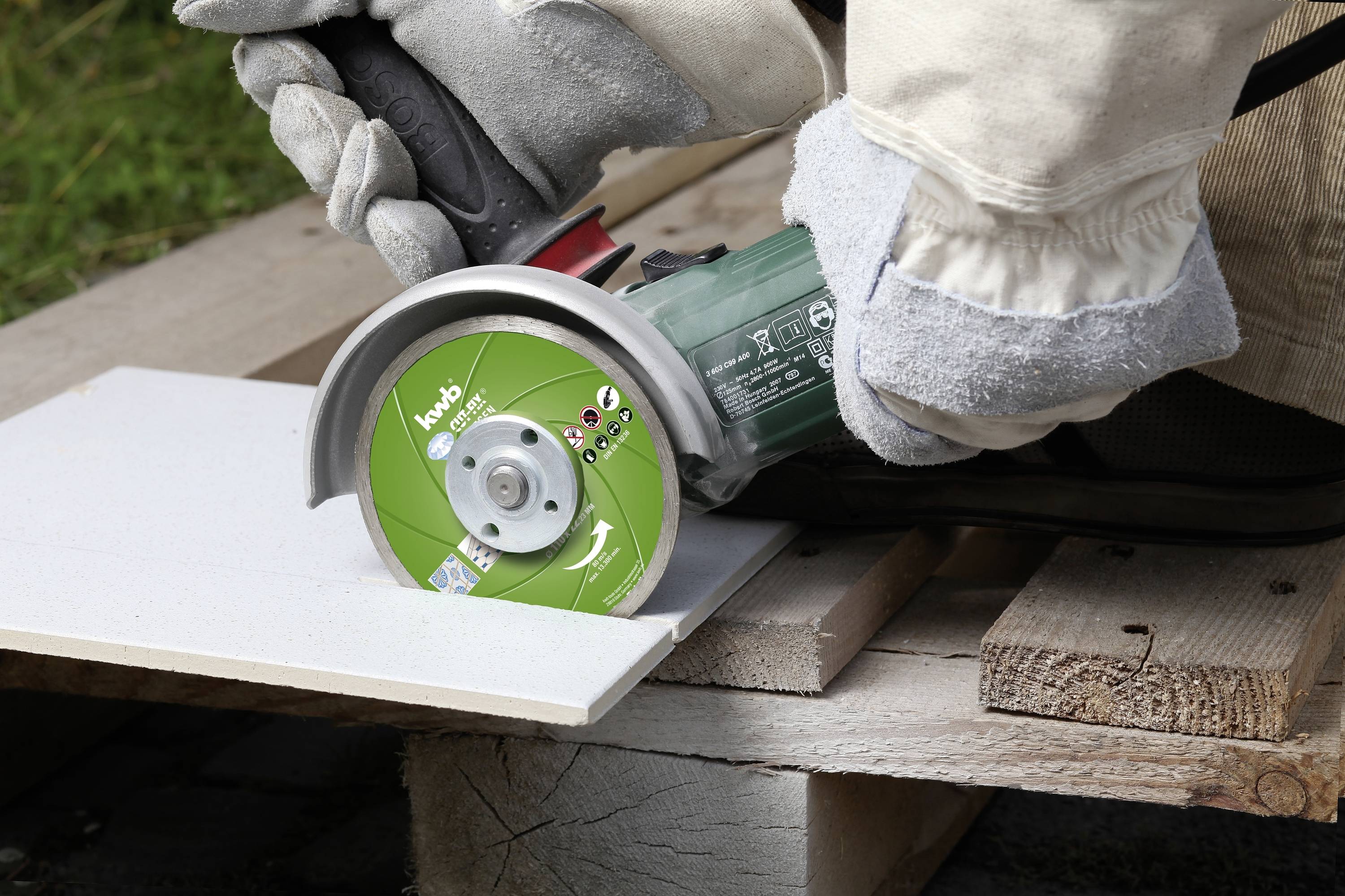 Kwb 795940 Diamanttrennscheibe Durchmesser 110mm Bohrungs-Ø 22mm Fliesen, Keramik 1St.