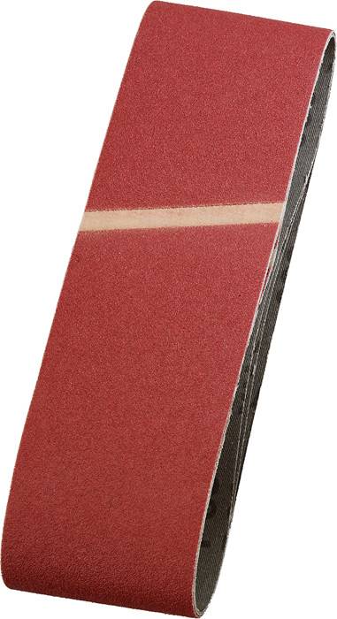 Ein rotes Schleifband in Standardgröße, leicht angewinkelt, mit einer klaren Linie in der Mitte sichtbar.