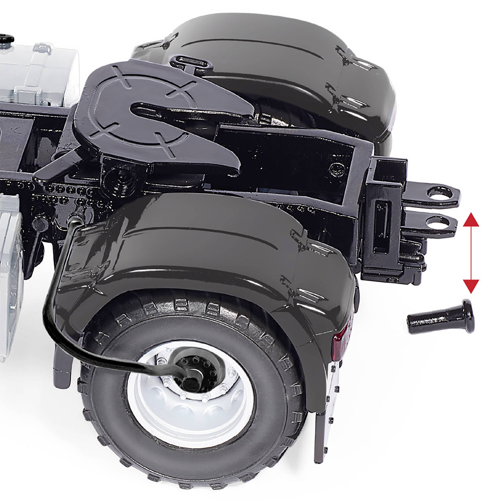 Wiking 0776 50 Spur 1 LKW Modell MAN TGS 2-Achs-Zugmaschine Ackerdiesel grün