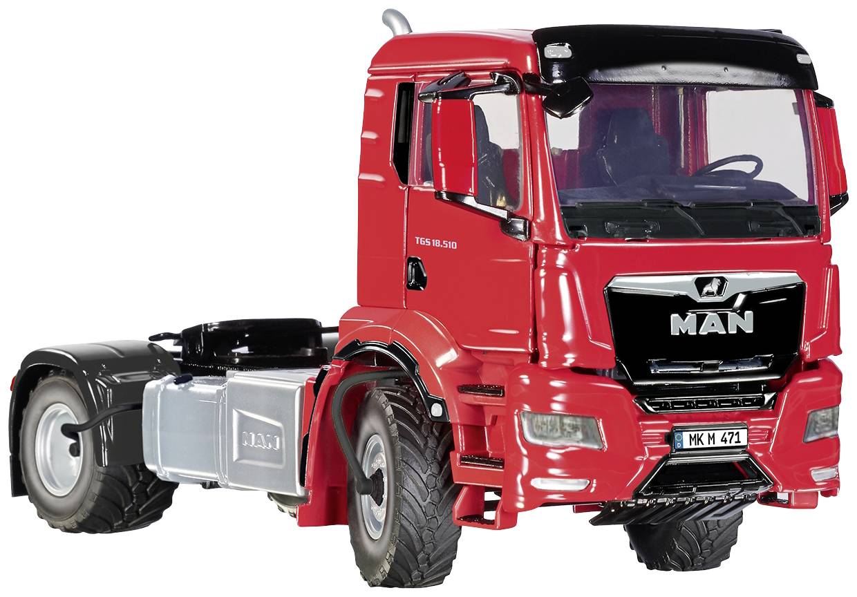 Wiking 0776 53 Spur 1 LKW Modell MAN TGS 2-Achs-Zugmaschine Ackerdiesel rot