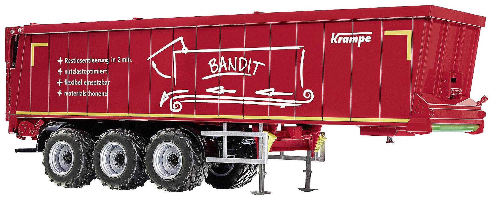 Wiking 0776 57 Spur 1 Anhänger Modell Krampe Rollbandwagen SB II 30/1070, rot