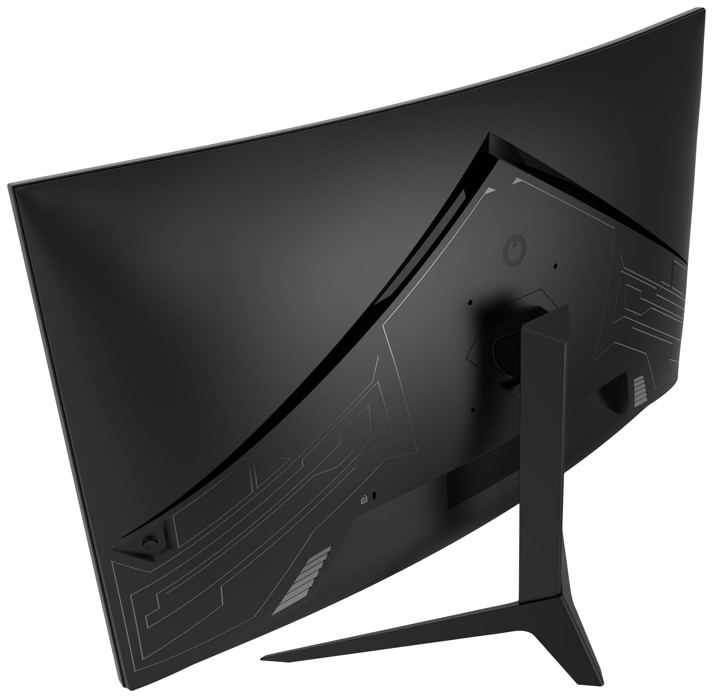 Odys XP32 PRO curved Gaming Monitor EEK G (A - G) 81.3cm (32 Zoll) 2560 x 1440 Pixel 16:9 HDMI®, DisplayPort, USB, Kopfhörer