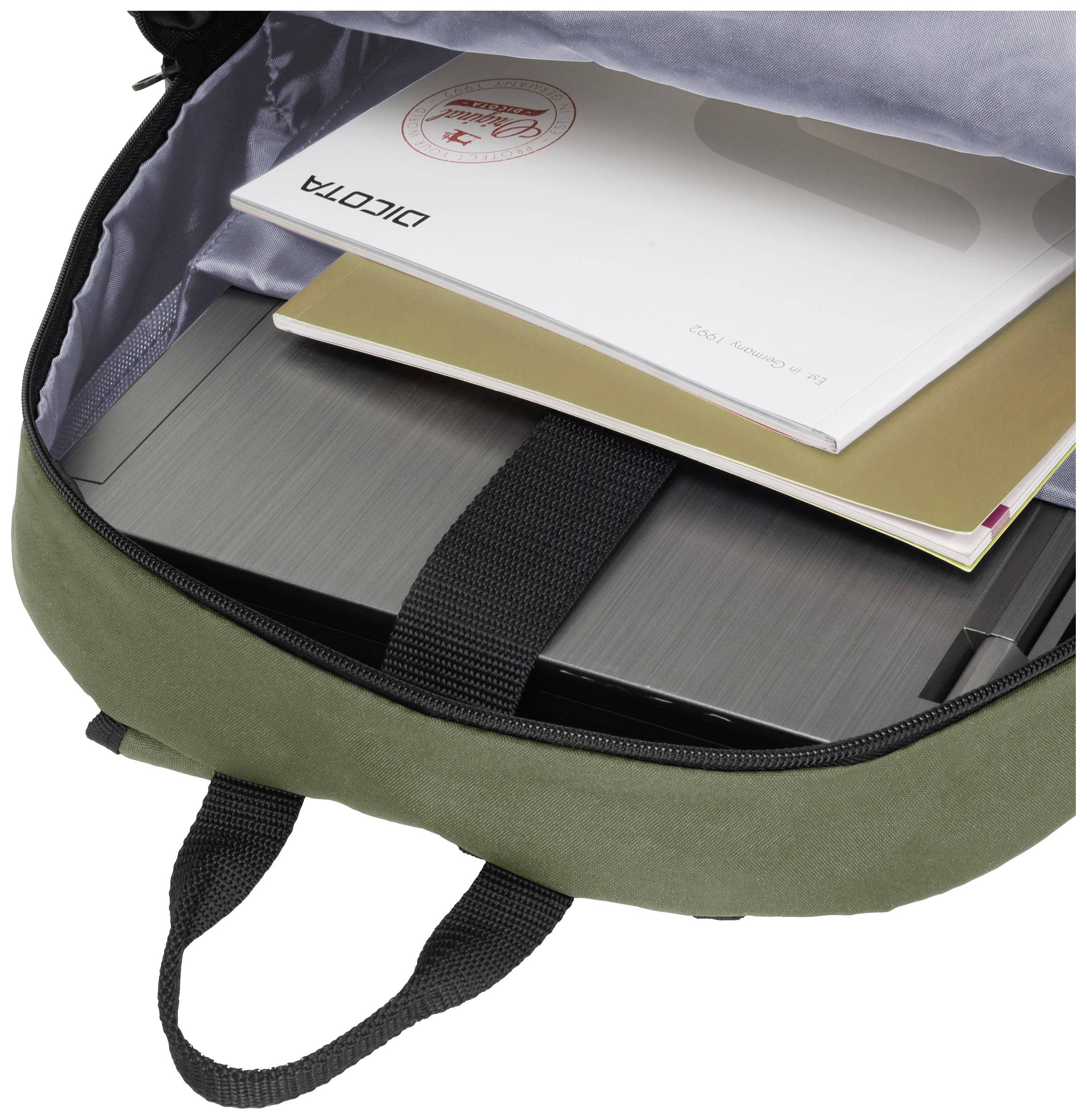 BaseXX Notebook Rucksack D31965 Passend für maximal: 39,6cm (15,6") Olivgrün
