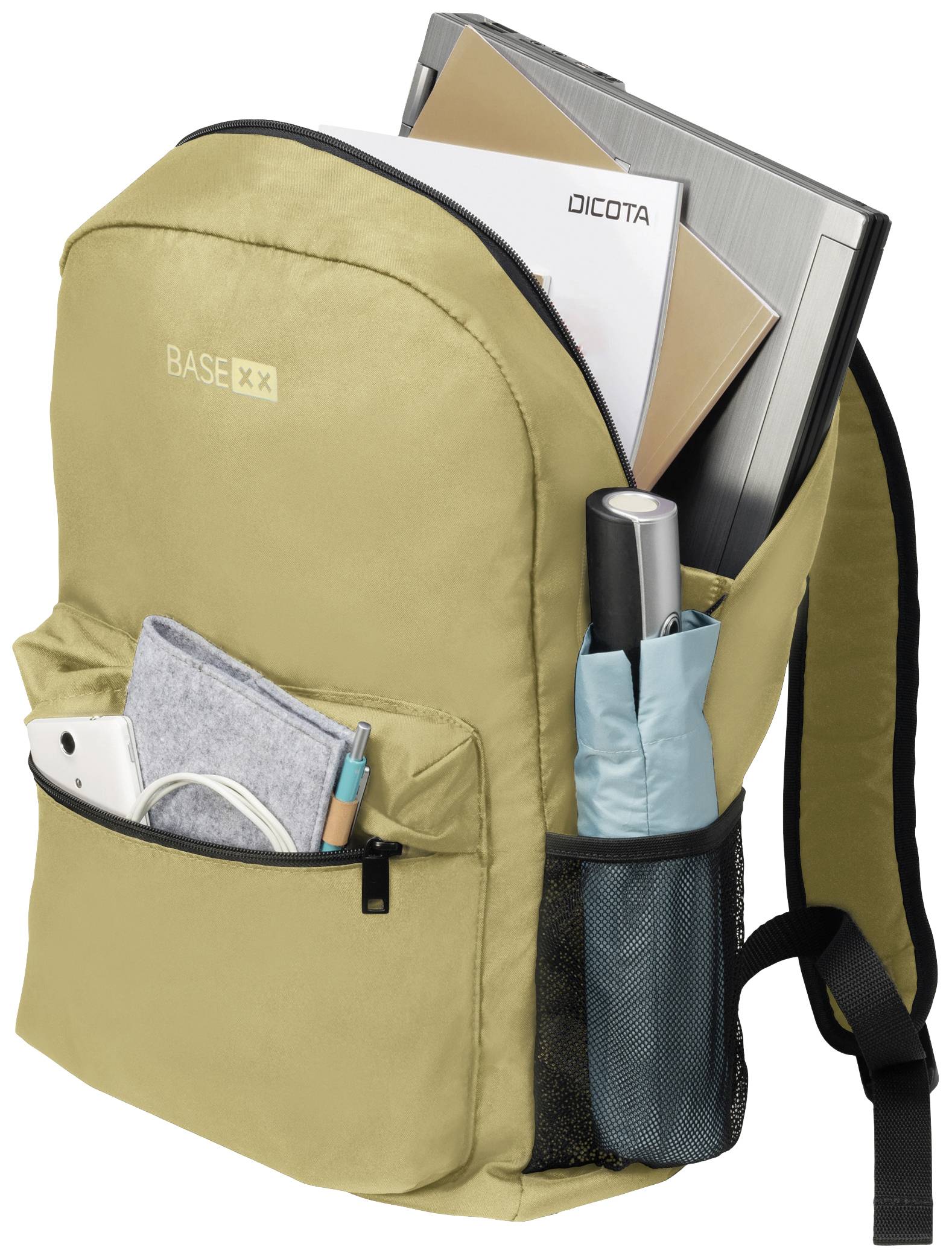 BaseXX Notebook Rucksack D31966 Passend für maximal: 39,6 cm (15,6") Camel, Braun
