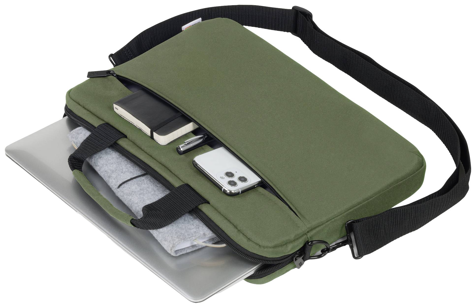 BaseXX Notebook Tasche D31959 Passend für maximal: 35,8 cm (14,1") Olivgrün