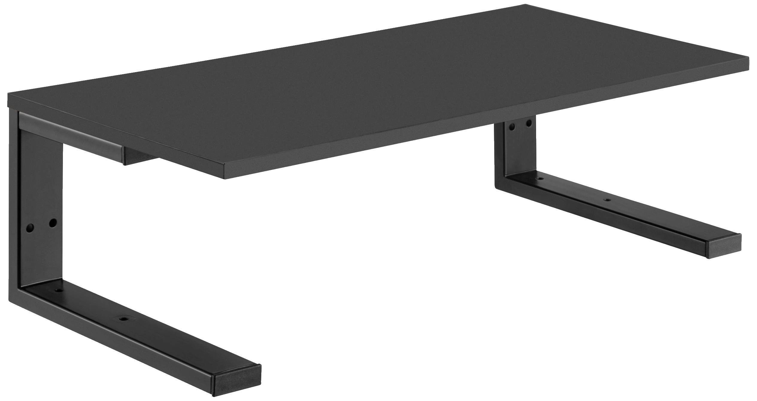 SpeaKa Professional SP-10938480 Monitor-Erhöhung 550mm x 250mm Höhen-Bereich: 236mm (max) Schwarz