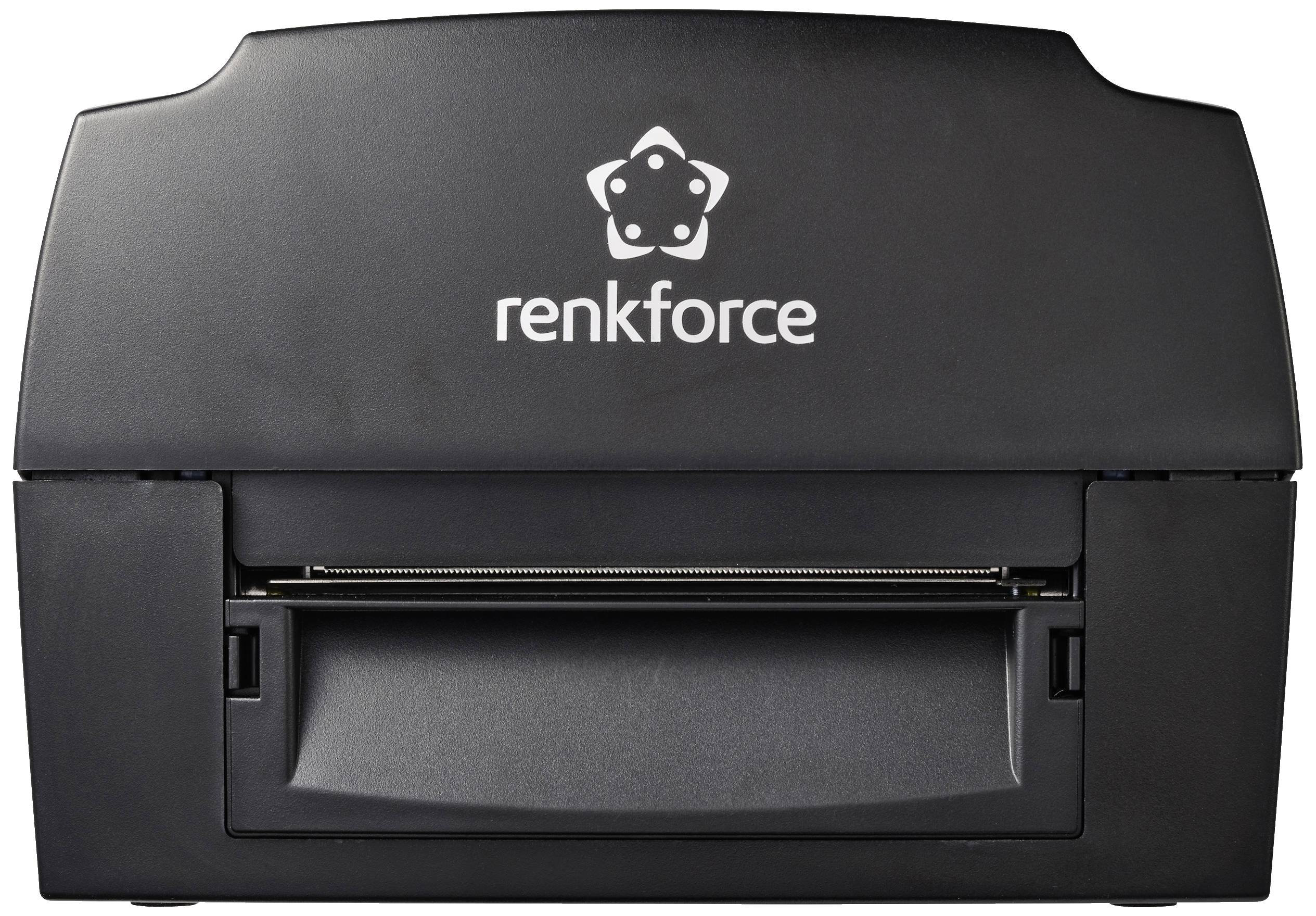 Renkforce RF-TTLP4-01 Etikettendrucker Thermodirekt 203 x 203 dpi Etikettenbreite (max.): 118mm USB, RS-232