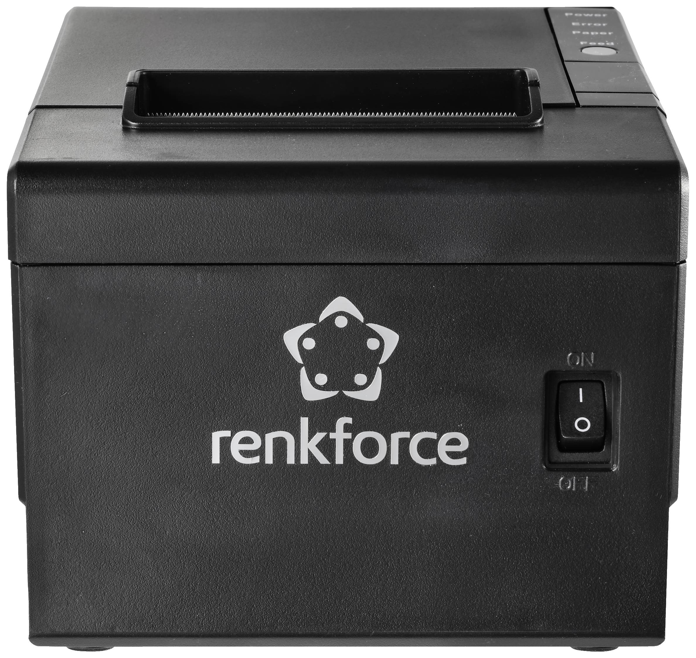 Renkforce RF-TPP3-01 Thermotransfer-Drucker Thermodirekt 203 x 203 dpi Etikettenbreite (max.): 80mm USB, RS-232, LAN