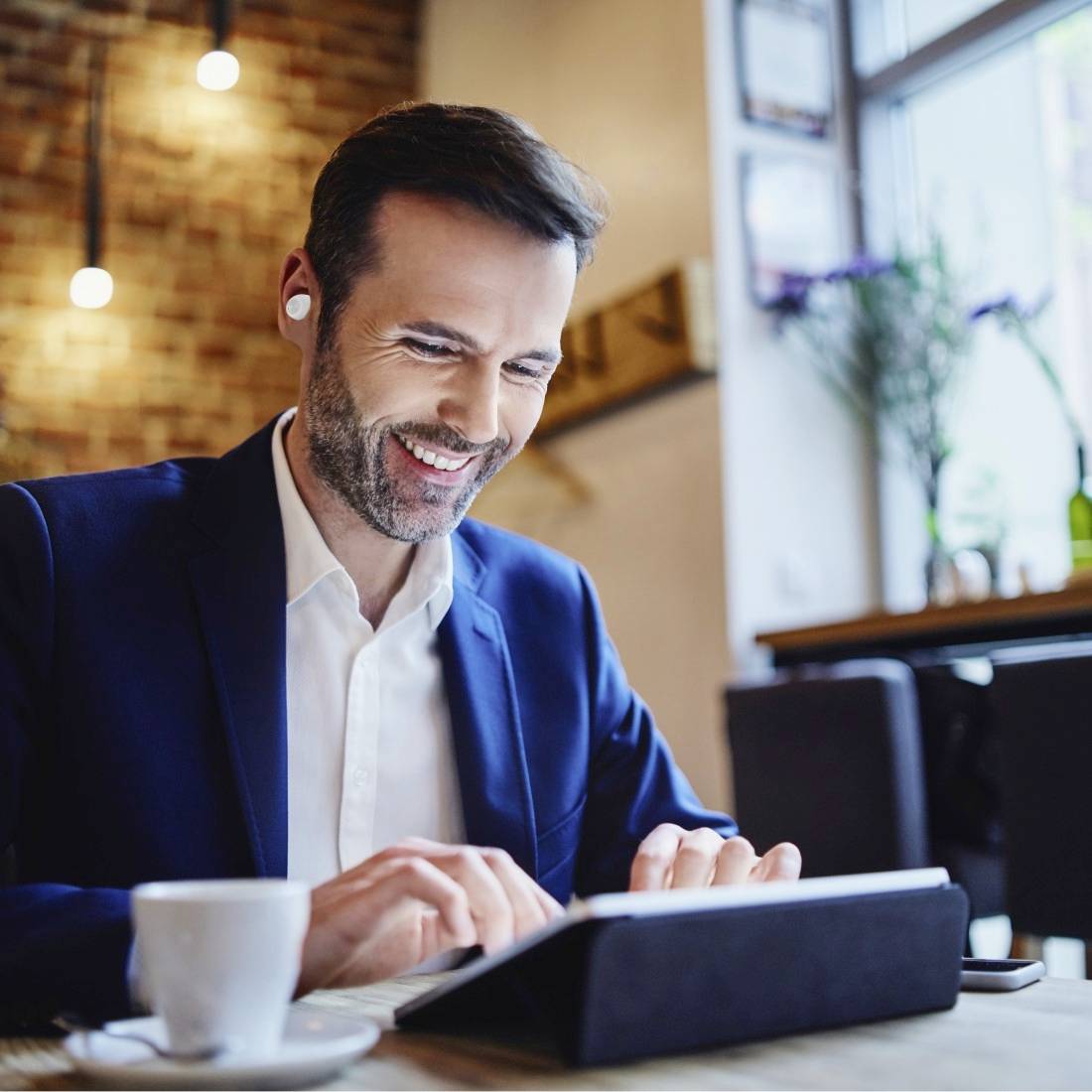 Hama Spirit Chop In Ear Kopfhörer Bluetooth® Stereo Weiß HiFi