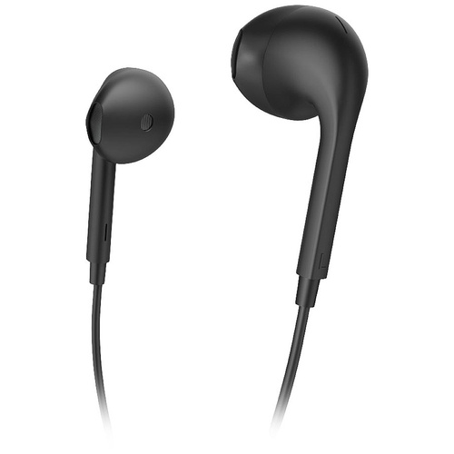 Hama Glow HiFi In Ear Kopfhörer kabelgebunden Stereo Schwarz Lautstärkeregelung