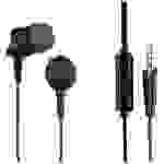 Hama Kooky Hi-Fi Écouteurs intra-auriculaires filaire Stereo gris foncé, noir Suppression du bruit du microphone