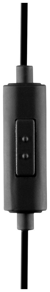 Hama Sea In Ear Kopfhörer kabelgebunden Stereo Dunkelgrau, Schwarz Mikrofon-Rauschunterdrückung HiFi