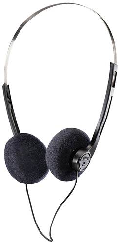 Hama Slight Computer On Ear Kopfhörer kabelgebunden Stereo Schwarz/Silber