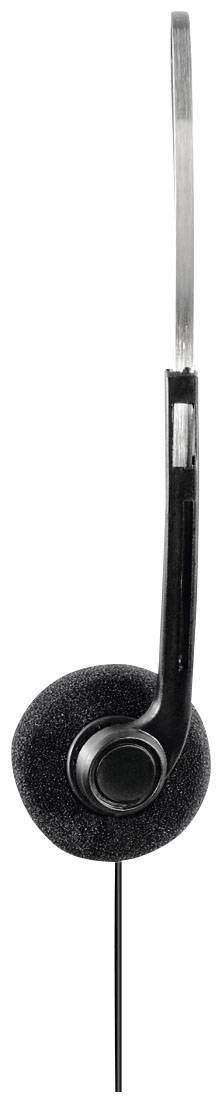 Hama Slight On Ear Kopfhörer kabelgebunden Stereo Schwarz/Silber Computer