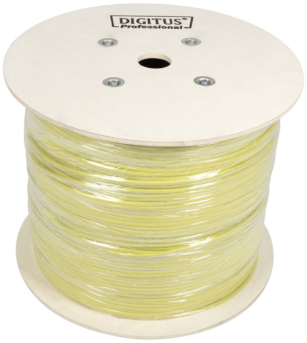 Digitus DK-1745-A-VH-5 Netzwerkkabel CAT 7, CAT 7a S/FTP 8 x 0.64mm Gelb 500m