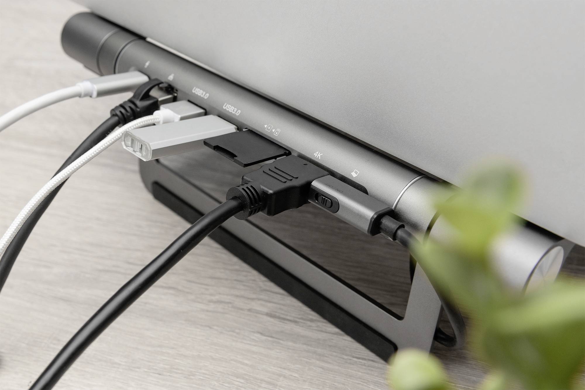 Digitus DA-90440 Notebook-Ständer USB-Hub-Funktion, neigbar
