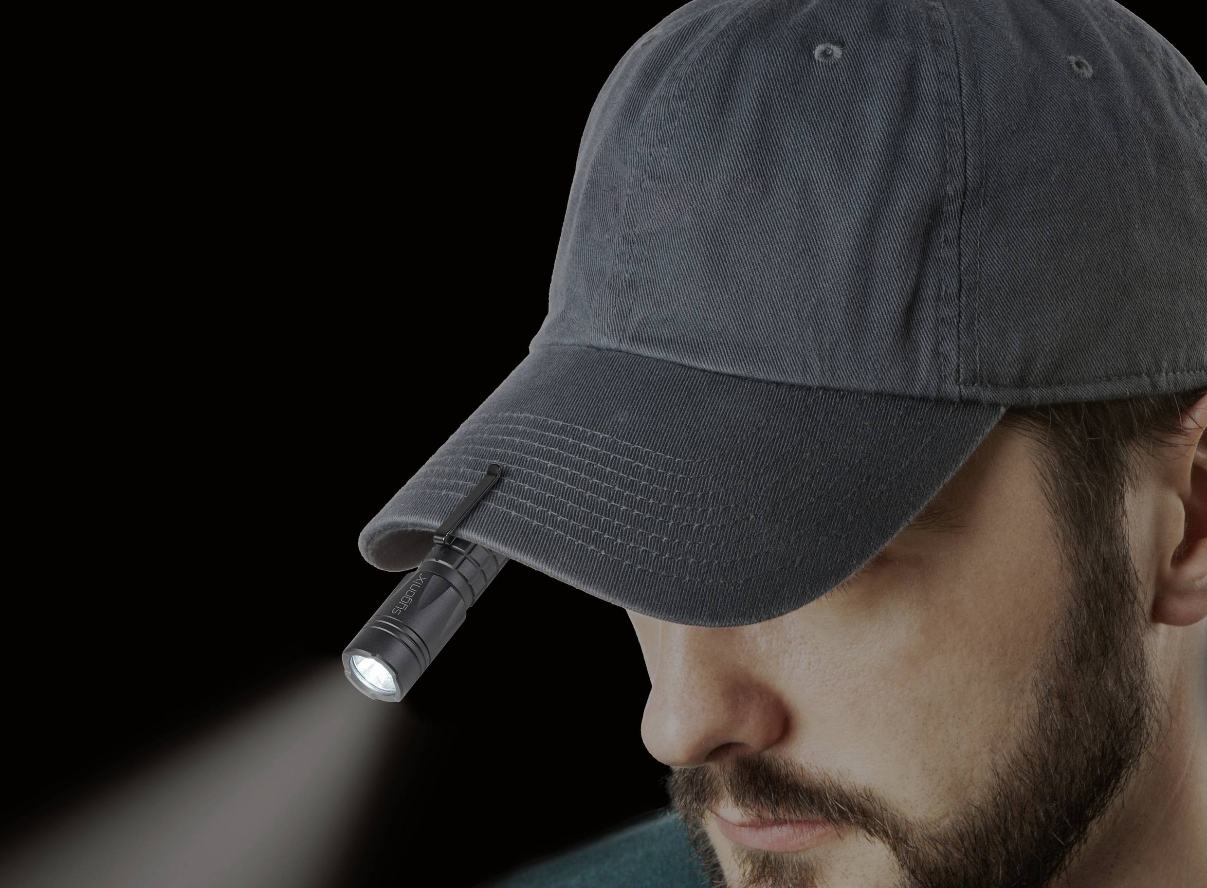 Sygonix SMD LED Taschenlampe mit Gürtelclip, IP68 (wasserdicht), mit Stroboskopmodus batteriebetrieben 300lm 4h 54g