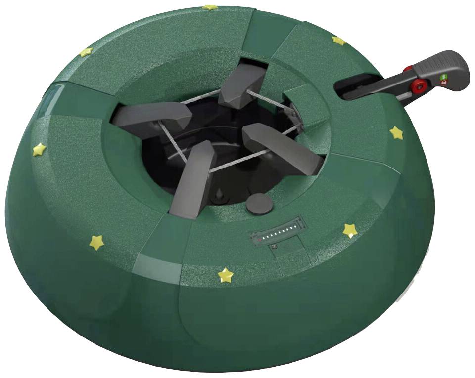 F-H-S International 350SEL Select 4 Weihnachtsbaumständer Baumhöhe (max.) 3.5m Einseiltechnik mit Fußhebel Wasserstandsanzeige