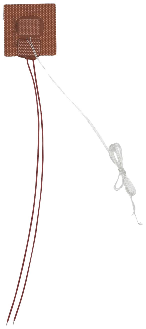 Thermo TECH Silikon Heizfolie glasfaserverstärkt 24 V/AC, 24 V/DC 25W Schutzart IPX7 (L x B) 50mm x 50mm